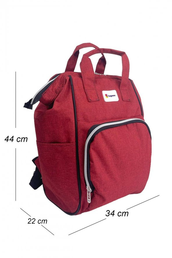 Anne Bebek Bakım Sırt Çantası Biberon Termoslu Sıvı Geçirmez - 5