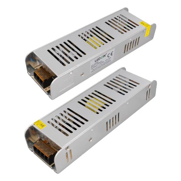 LEDON LD-20255 DC 12V-20A SLİM METAL KASA ADAPTÖR - 2