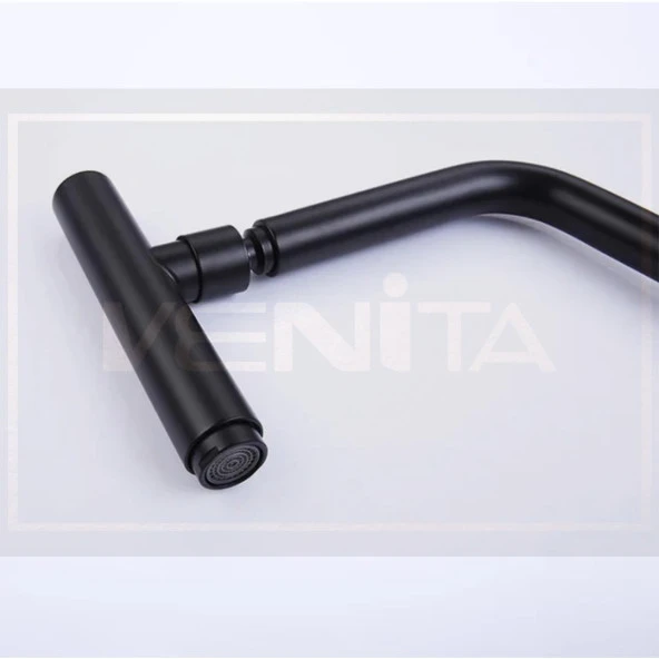 Venita Siyah İnox Mutfak Batarya - Resim 4