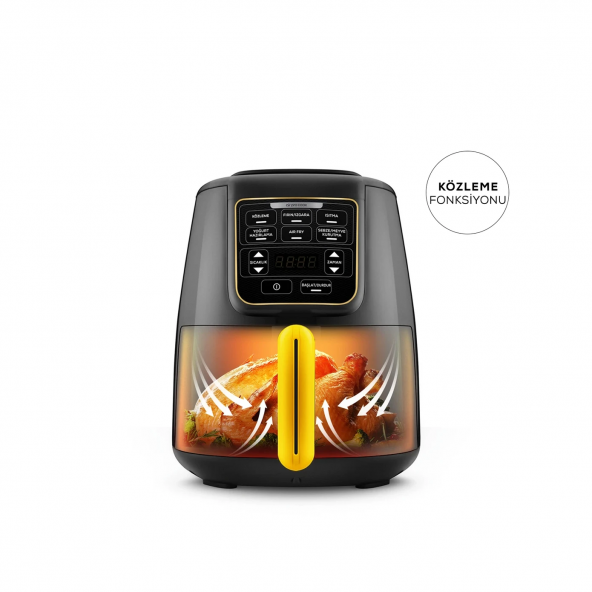 Karaca Air Pro Cook Köz XL Airfryer Black Gold