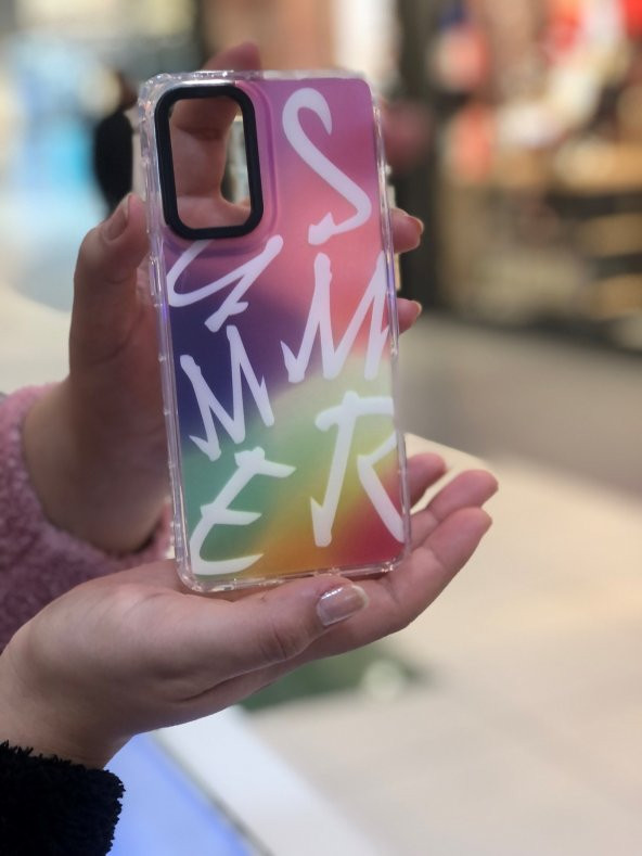Samsung Galaxy A73 - Hologramlı - Çok Renkli - Summer kılıf - 4