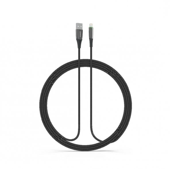 Syrox C134AL Metal  Ledli 2.4A Lightning Şarj & Data Kablosu - 4