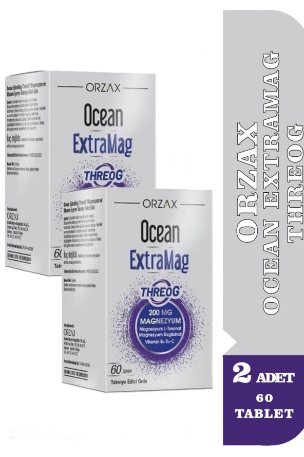 Ocean Extramag Threog 200 mg Tablet 60'lı 2 Adet ürün görseli 1
