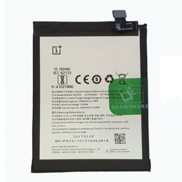Oneplus 3T A3010 Blp633 Batarya Pil