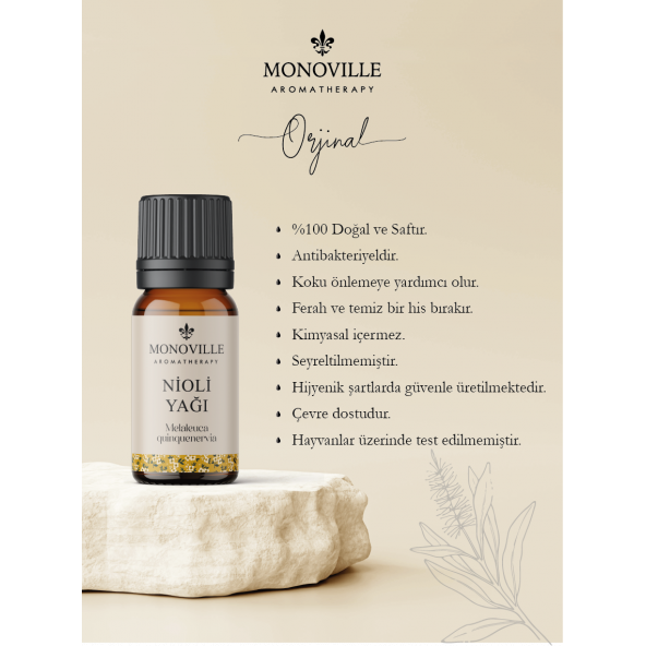 Nioli Uçucu Yağı 10 ml %100 Saf ve Doğal ( Niaouli Essential Oil ) - 2