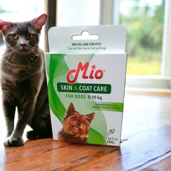 Mio 0-10 kg Kedi ve Köpekler İçin Bitkisel Bit Pire ve Kene Damlası 1x1 Ml