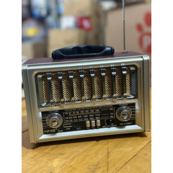 NOSTALJİ RADİO MP3 BLUETOOTH  HAFIZA KARTI İLE BAĞLANMA - 3