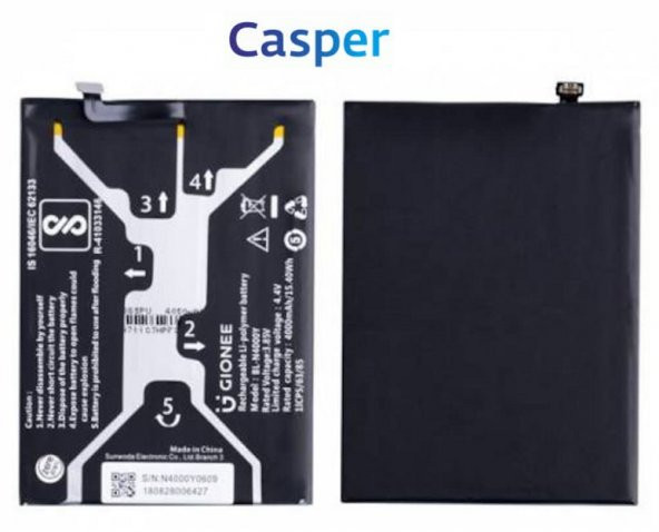 Casper Via A3 Plus Batarya Pil BY-N3000B