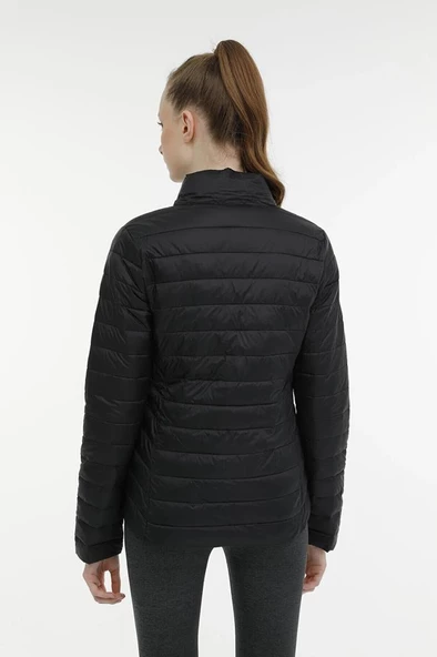 Lumberjack WB PADDED 1SN28 3PR Kadın Mont Siyah XS-XL - Resim 3