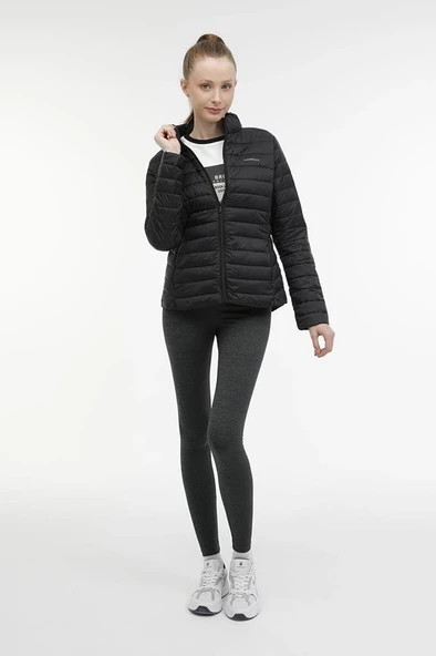 Lumberjack WB PADDED 1SN28 3PR Kadın Mont Siyah XS-XL - Resim 5