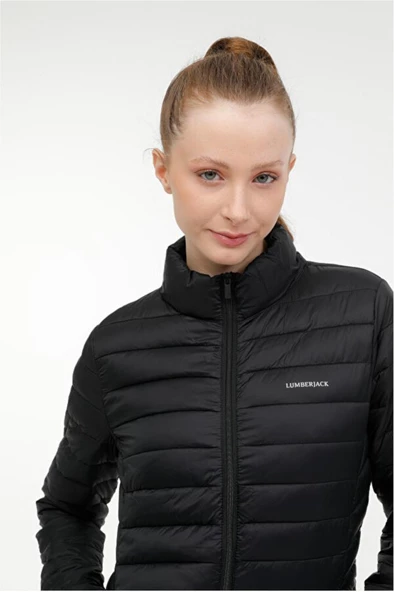 Lumberjack WB PADDED 1SN28 3PR Kadın Mont Siyah XS-XL