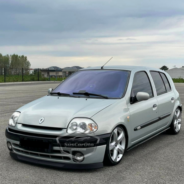 Renault Clio Symbol Hb&Sedan 1998-2002 Uyumlu Üniversal Astra H lip Esnek Ön Lip 2 Parça Tampon Altı Dil Karlık Ön Ek - 3