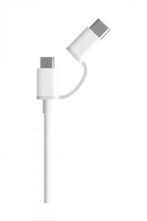 2 in 1 USB Kablo Micro USB ve USB C (Type C - 100 CM) - 2