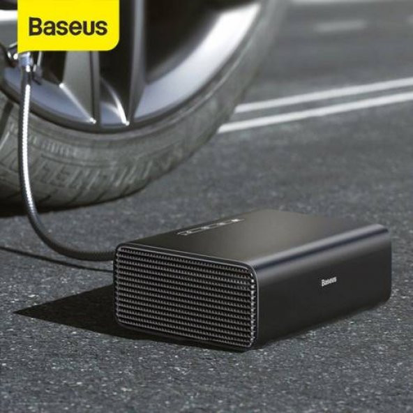 Baseus Otomatik Akıllı Araç lastik Şişirme Pompası Oto lastik Şişirme Pompası DC 12 Volt- Smart - 2