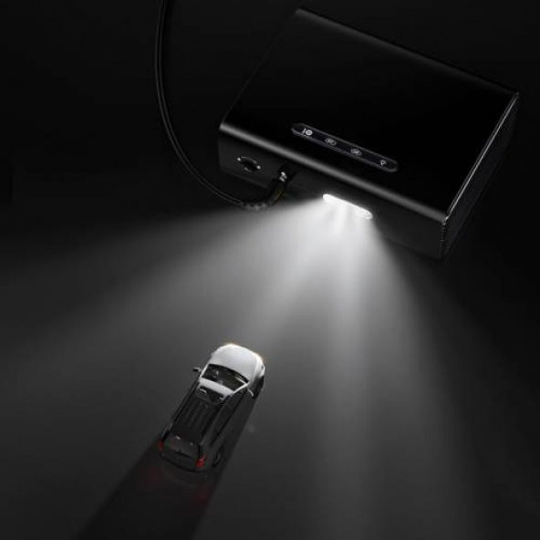 Baseus Otomatik Akıllı Araç lastik Şişirme Pompası Oto lastik Şişirme Pompası DC 12 Volt- Smart - 5