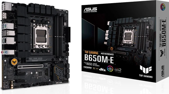 ASUS TUF GAMING B650M-E AMD B650 6400 DDR5 AM5 Matx ANAKART (TUF GAMING B650M-E) - 2