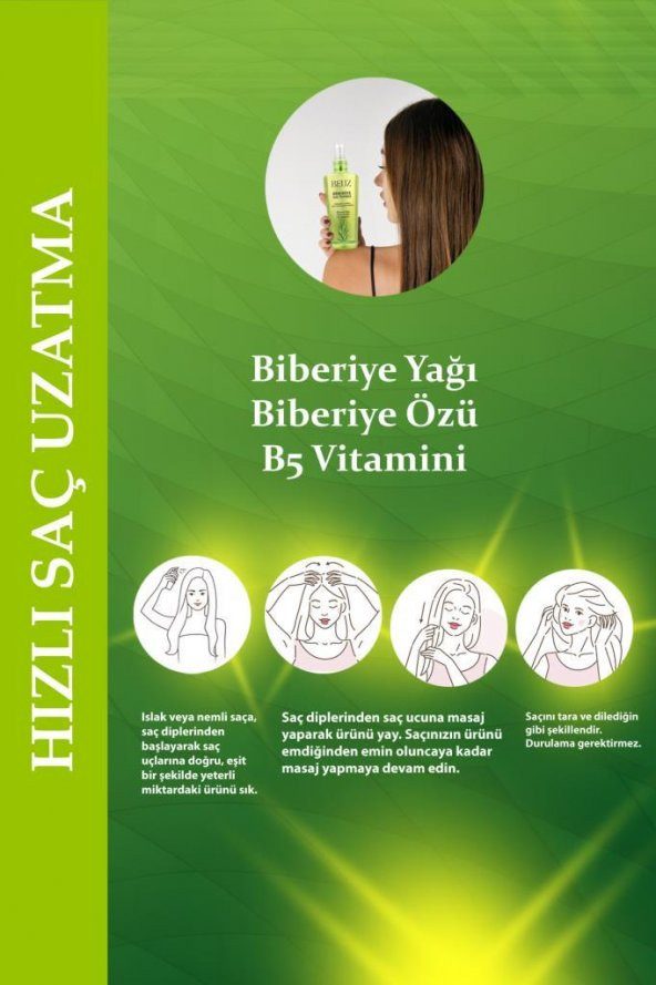Beuz Biberiye Saç Toniği 200 Ml Hızlı ve Sağlıklı Saç Uzatma Etkili - 4