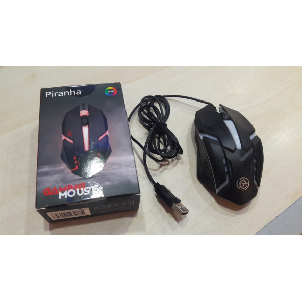 SIFIR KUTUSUNDA Piranha 7630 Gaming Mouse (RGP-IŞIK DEĞİŞTİRİR)