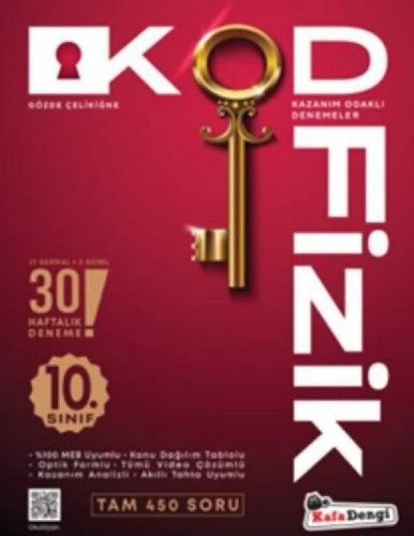 Kafa Dengi Yayınları 10. Sınıf Kod Fizik Kazanım Odaklı Denemeleri