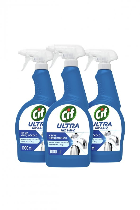 Ultra Hız & Güç Kireç Sökücü Sprey Leke Ve Kir Çıkarıcı 1000 ml - 2
