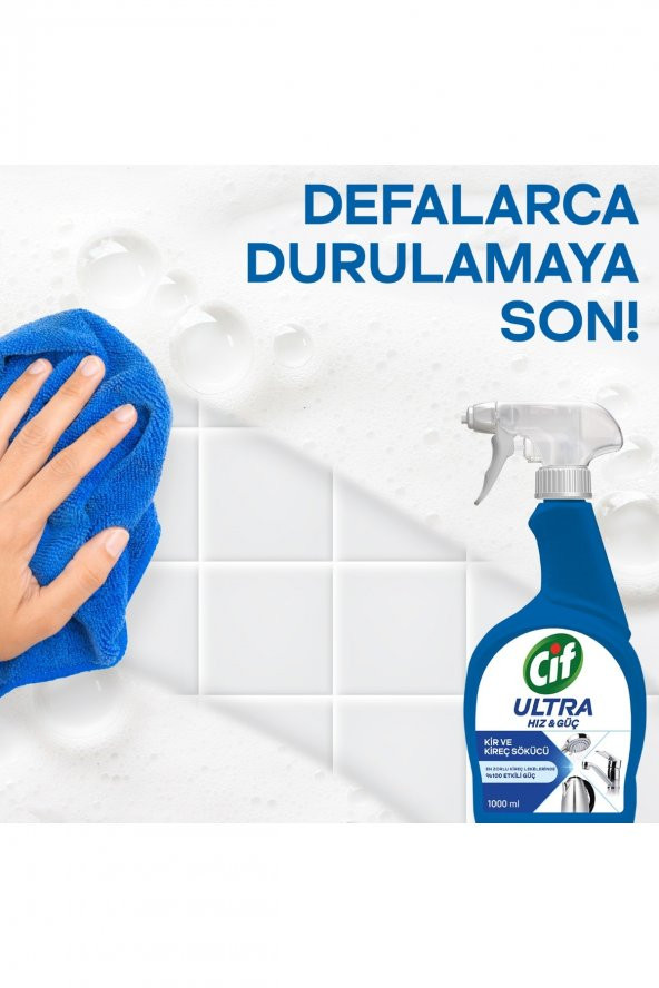 Ultra Hız & Güç Kireç Sökücü Sprey Leke Ve Kir Çıkarıcı 1000 ml - 5