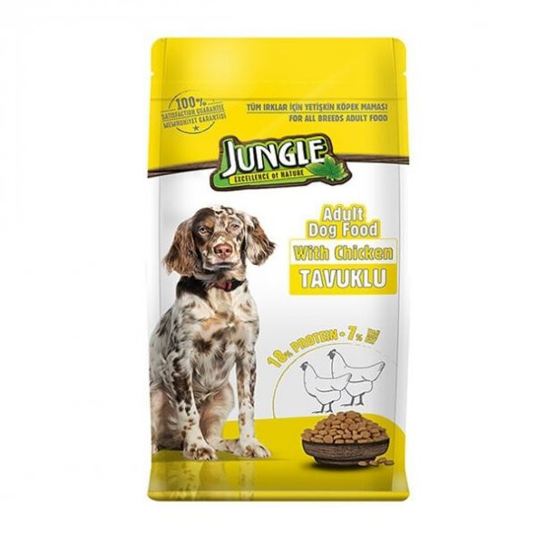 Jungle Tavuklu Yetişkin Köpek Maması 15 Kg - 6