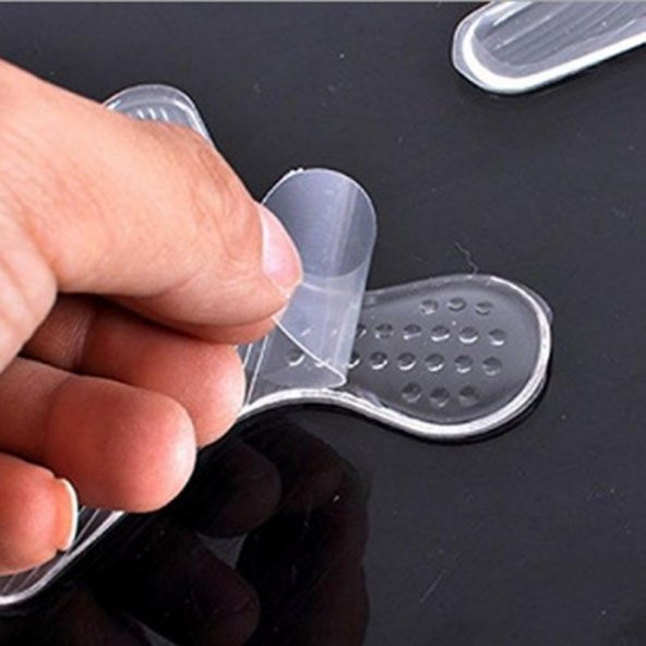 CMT Silikon T Model Topuk Takviye Bantı Şeffaf - 3