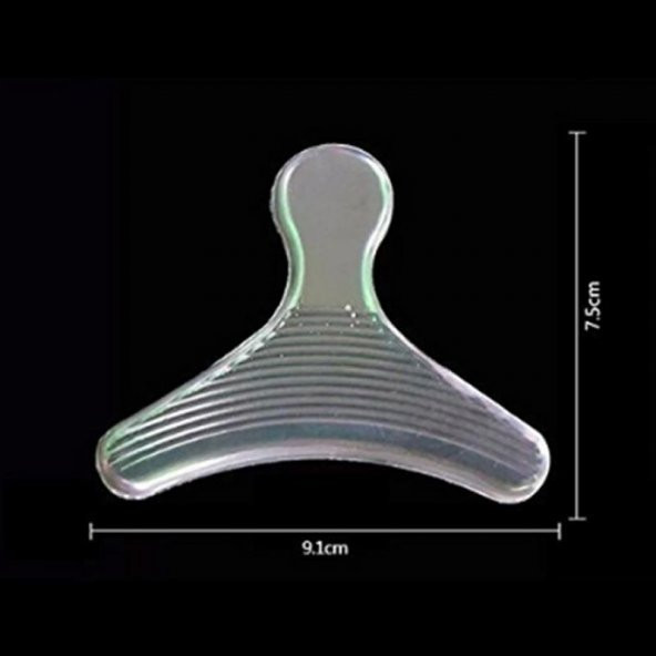 CMT Silikon T Model Topuk Takviye Bantı Şeffaf - 4
