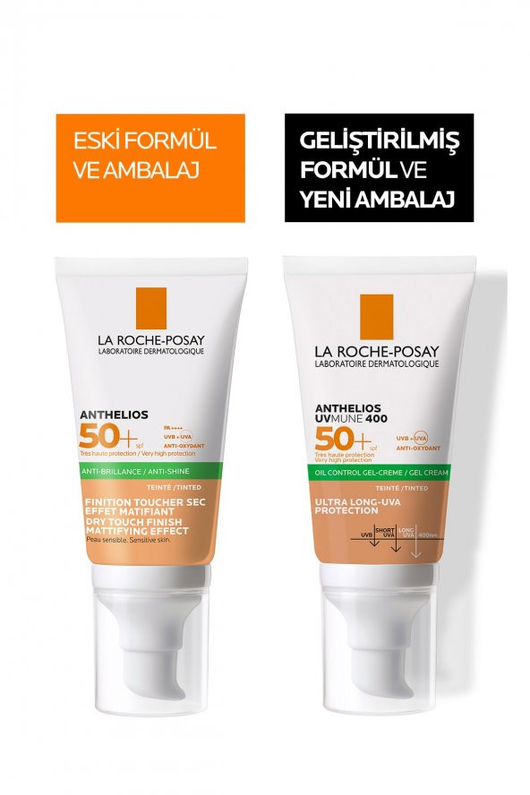 La Roche Posay Anthelios XL Renkli Güneş Jel Kremi SPF50+ 50 ml - 4