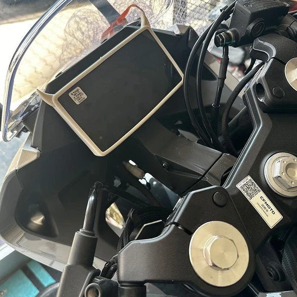 Cf Moto Nk 650 2022 - 2024 Uyumlu Km Koruyucu Kılıf Turuncu