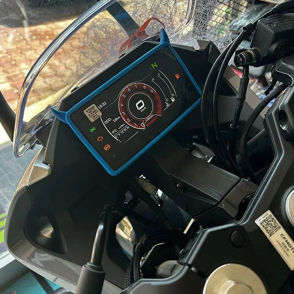 Cf Moto Nk 650 2022 - 2024 Uyumlu Km Koruyucu Kılıf Kırmızı
