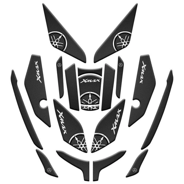 Yamaha Xmax 2023 - 2024 Uyumlu Tank Pad Set 001 ürün görseli