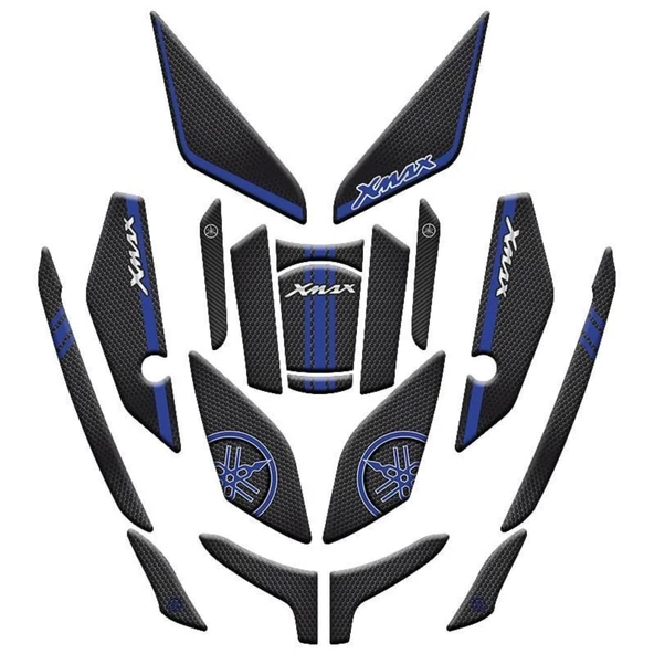 Yamaha Xmax 2023 - 2024 Uyumlu Tank Pad Set 007 ürün görseli