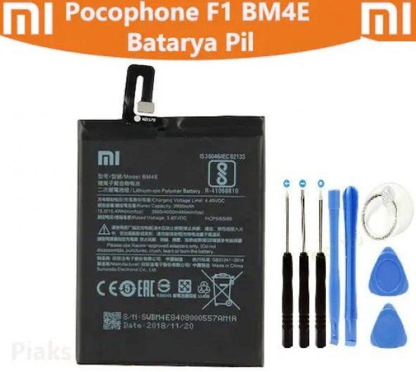 Xiaomi Mi Pocophone F1 BM4E Batarya Pil ve Tamir Seti - 2