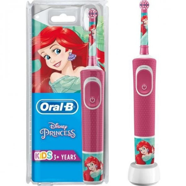 Oral-B D100 Princess Özel Seri Çocuklar İçin Şarj Edilebilir Diş Fırçası