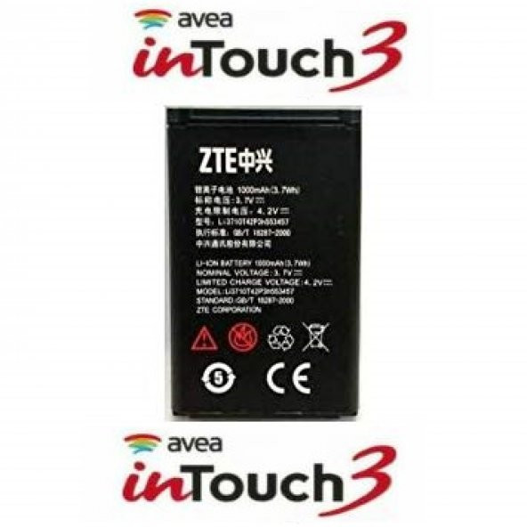 Avea intouch 3 ZTE Pil Batarya