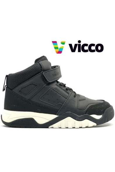 Vicco Mars 946.F23K.358 Erkek Çocuk Bot Siyah 32-37