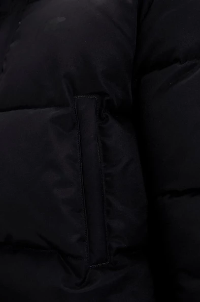 Bad Bear COLONEL PUFFER COAT Erkek Kaban Siyah S-XXL - 8