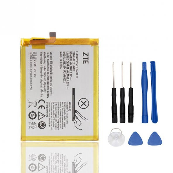 ZTE Blade V6 D6 X7 Pil Batarya Li3822T43P3H786032 ve Tamir seti