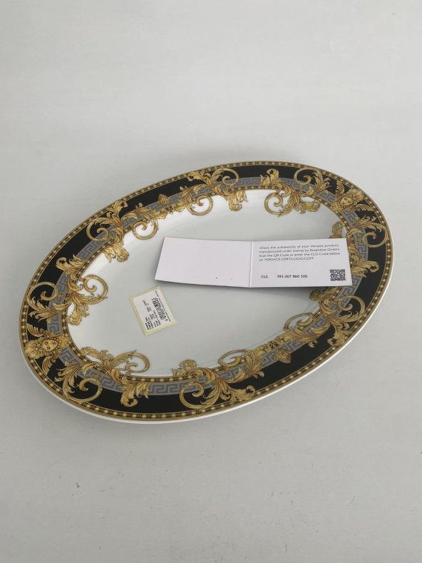 Versace Prestige Gala Oval Porselen Servis Tabağı 34 cm 19325-403637-12734 - 3