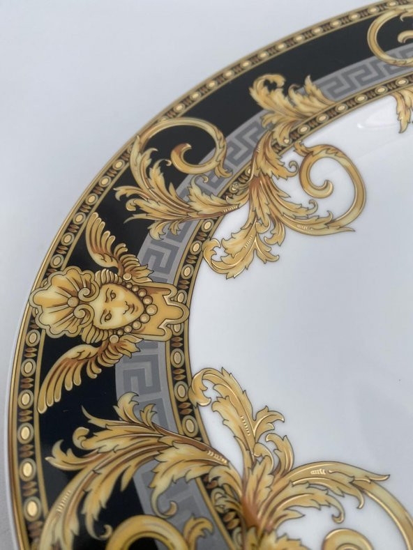 Versace Prestige Gala Oval Porselen Servis Tabağı 34 cm 19325-403637-12734 - 6
