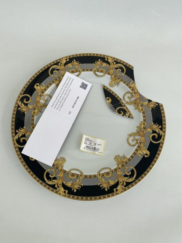 Versace Prestige Gala Düz Tabak 27 cm 19325-403637-10227 (KIRIK) - 5