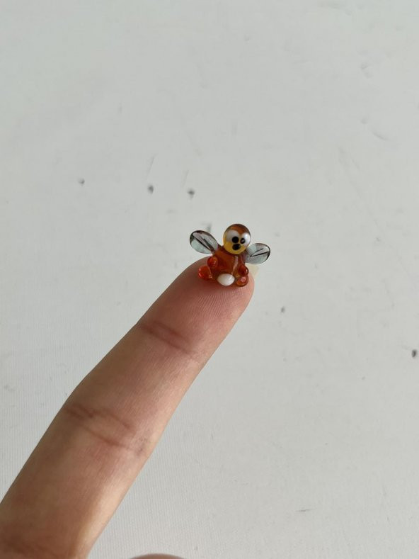 El Yapımı Mini Murano Cam Arı Biblo A139-02 - 4