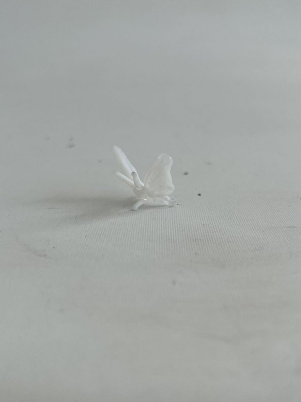 El Yapımı Mini Murano Cam Kelebek Biblo A141-02 - Resim 2
