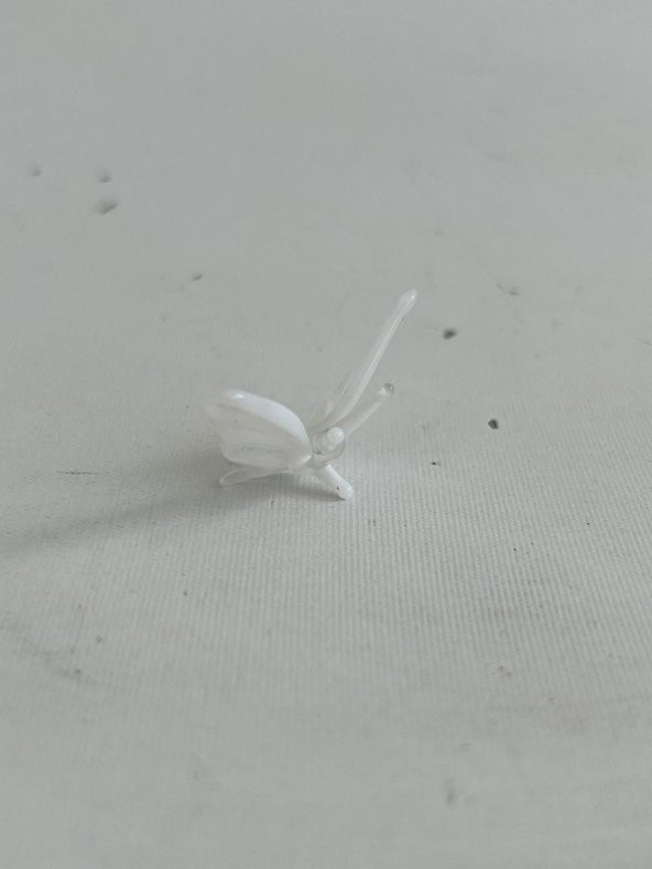 El Yapımı Mini Murano Cam Kelebek Biblo A141-02 - Resim 5