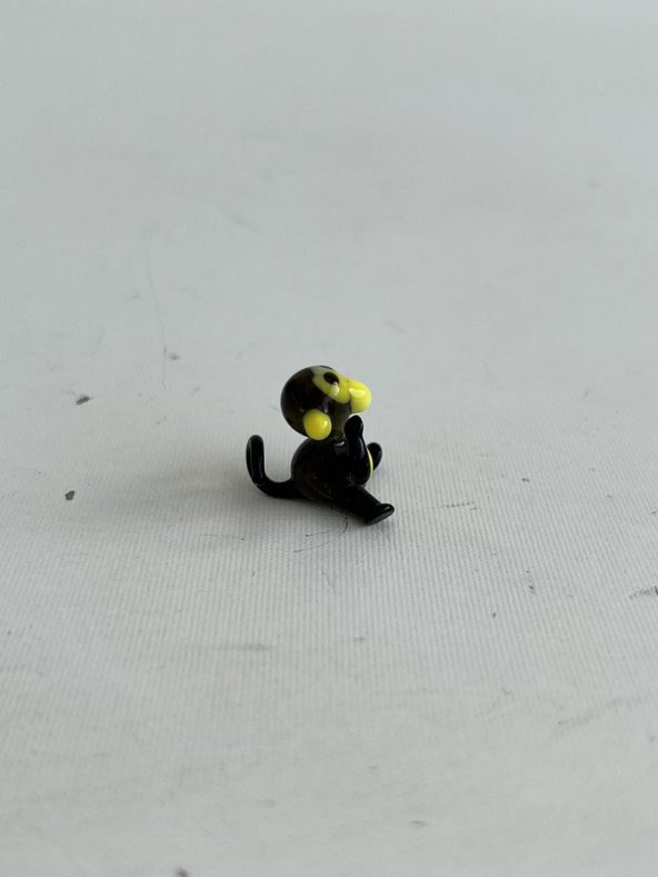 El Yapımı Mini Murano Cam Maymun Biblo A142-01 - 3