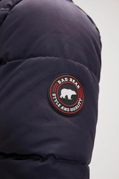 Bad Bear COLONEL PUFFER COAT Erkek Kaban Lacivert S-XXL - 8