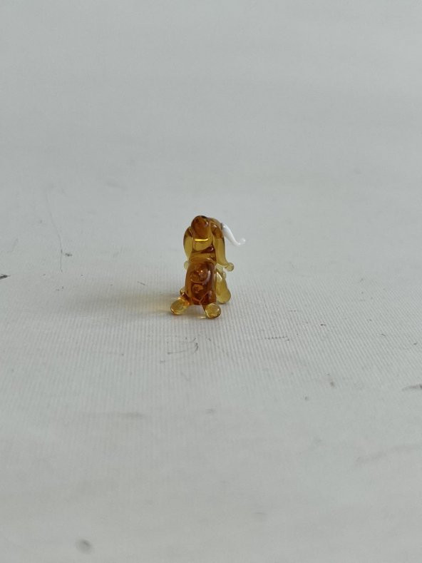 El Yapımı Mini Murano Cam Mamut Biblo A142-03 - Resim 4