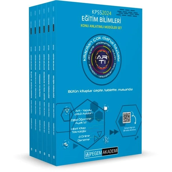 2024 KPSS Eğitim Bilimleri Konu Anlatımlı Modüler Set Pegem Akademi Yayıncılık