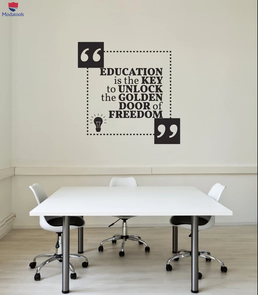 Oturma Odası, Ofis, Dükkan Duvar Sticker Eğitim Alıntı Fen Dersi Laboratuar Okulu İç Çıkartmalar Söyleyerek